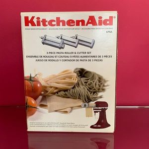 KitchenAid 3 piece pasta roller and cutter set